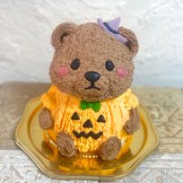 ハロウィンクマさんの立体ケーキ  クマ  くまさん  動物ケーキ 5号