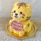 にっこりトラの立体ケーキ 動物ケーキ 誕生日 ドンムルケーキ センイルケーキ 5号 2