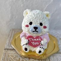 しろくまの立体ケーキ シロクマ 動物ケーキ