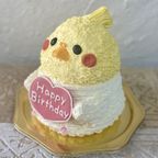 オカメインコの立体ケーキ 5号 お誕生日やお祝いに 動物ケーキ 誕生日ケーキ 2