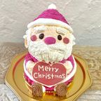 サンタさんの立体ケーキ クリスマス ケーキ 5号 かわいい サンタ クリスマス2023 2