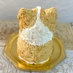 コーギーの立体ケーキ 犬  誕生日 センイルケーキ 動物ケーキ  3