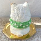 白柴犬の立体ケーキ しろしば しばいぬ 動物ケーキ センイルケーキ  5号 3