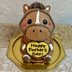 父の日⭐︎馬の立体ケーキ（ハートプレート） 馬 動物ケーキ 5号 父の日2026 1