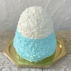 セキセイインコ（ブルー）の立体ケーキ 5号 お誕生日やお祝いに 動物ケーキ 3