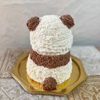 パンダの立体ケーキ ぱんだ ホイップ&ガナッシュクリーム 3