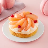 【ガトー・ド・ボワイヤージュ】《夏限定》とろける白桃ケーキ 4号