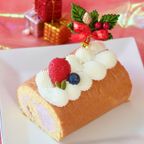 ワンちゃんもネコちゃんも飼い主さんも食べられるケーキ【ハッピー クリスマス ロールケーキ】 クリスマス2026 2