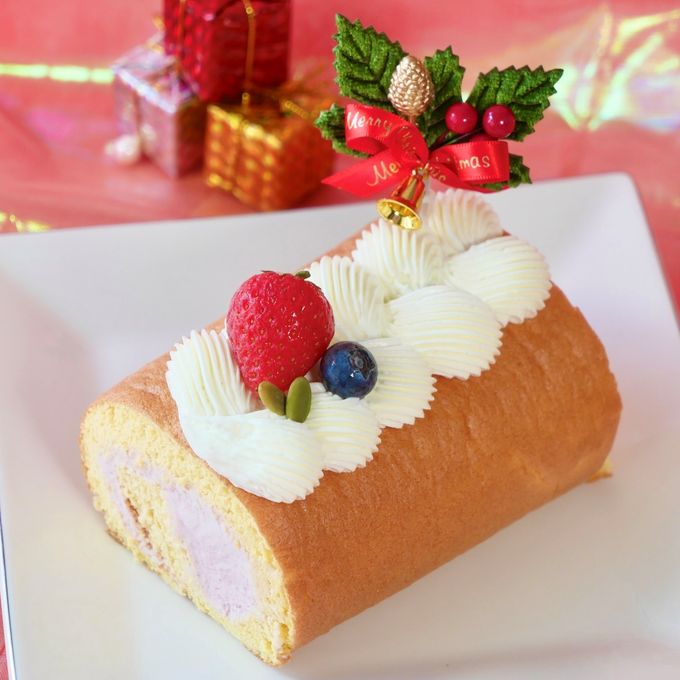 ワンちゃんもネコちゃんも飼い主さんも食べられるケーキ【ハッピー クリスマス ロールケーキ】 クリスマス2026 2