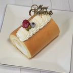 ワンちゃんもネコちゃんも飼い主さんも食べられるケーキ 「 ハッピー クリスマス ロールケーキ 」 1