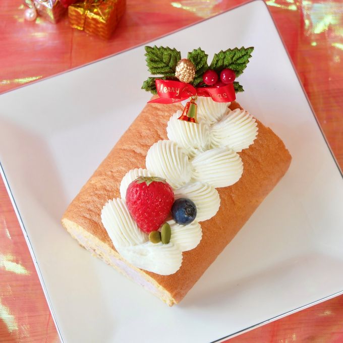 ワンちゃんもネコちゃんも飼い主さんも食べられるケーキ【ハッピー クリスマス ロールケーキ】 クリスマス2026 3