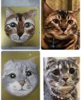 [5号]うちの子ペットオーダー立体ケーキ【15cm(お顔のみ)】 3