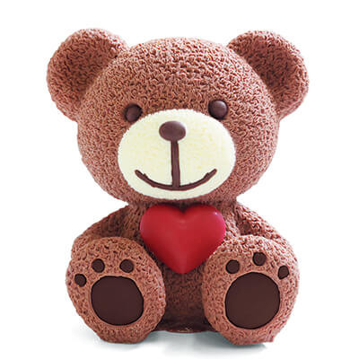 【新品】カッティングダイ☆ハート・くま・リボン アフタヌーンティー・リビング「キットカット ハートフルベアー」の