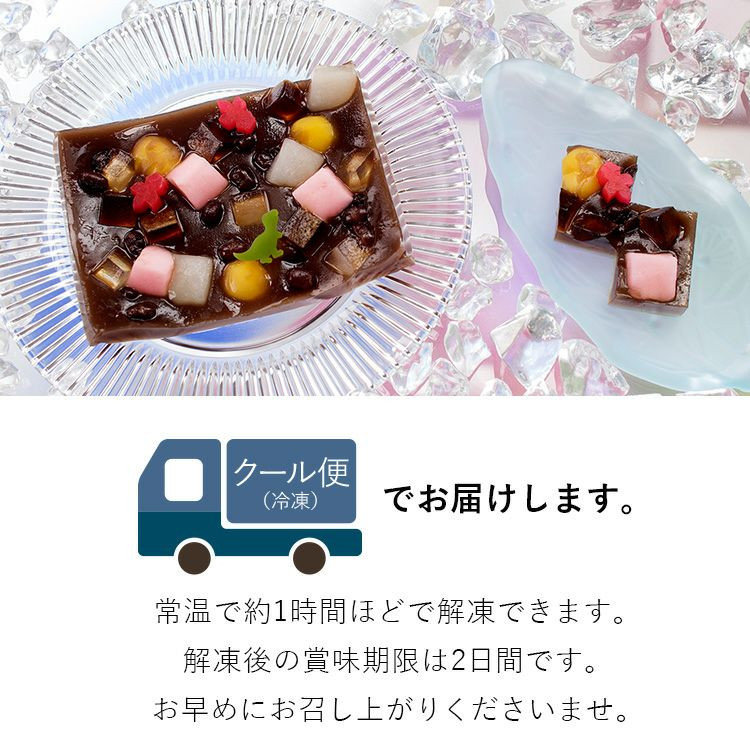 一枚流し あんみつ水羊羹 (anmitsu01k) お中元2025（創作和