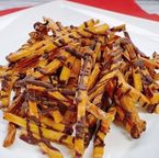 売り切れました！！【バレンタインギフトに】濃厚なチョコとさつまいものマッチング。 スイス産オーガニックチョコレートけんぴ3個セット 1