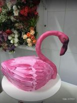 フォンダンケーキ「フラミンゴ」 8号（24cm）相当 