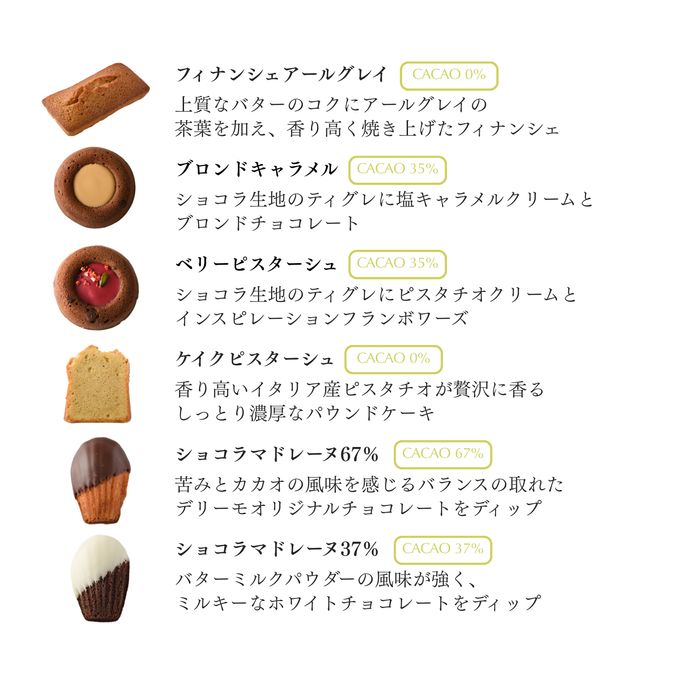 ホワイトデー焼菓子ギフト6個セット ホワイトデー2026 3