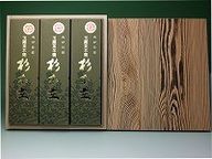 玉露茶羊羹杉木立 贈答用 3本 4