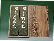 玉露茶羊羹杉木立 贈答用 2本 4