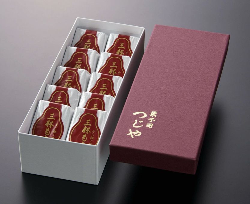 三杯もち一口サイズ 赤あん 化粧箱10個入り 3