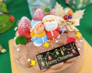 フェイクイチゴの生チョコクリームケーキ 5号  クリスマス2024 1