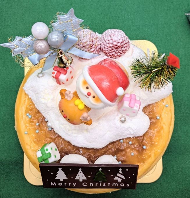 「いつも仲良しサンタとトナカイ」ケーキ ベイクドチーズケーキ クリスマス2026 3