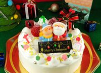 フェイクイチゴの生クリームケーキ 5号 クリスマス2025 1