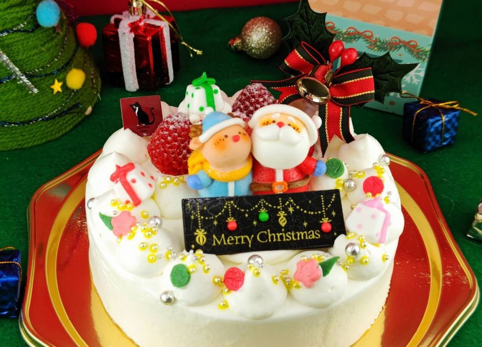 フェイクイチゴの生クリームケーキ 5号 クリスマス2025 1
