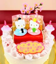 にぎやかな雛祭りケーキK/T 5号  