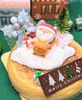 「いつも仲良しサンタとトナカイ」ケーキ ベイクドチーズケーキ クリスマス2026 2