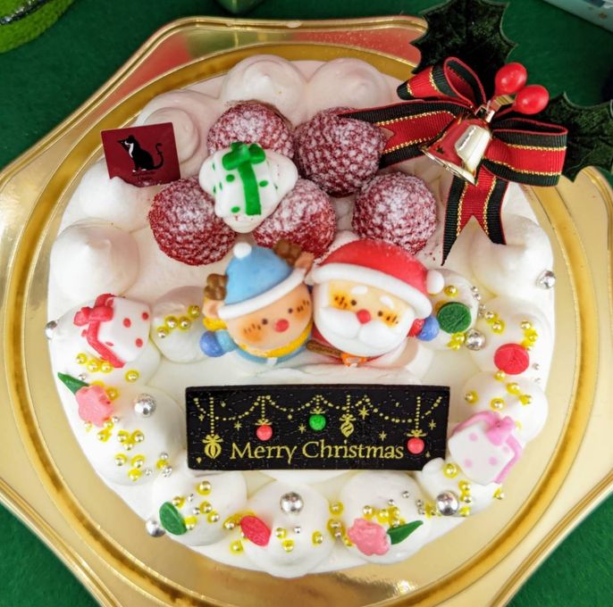フェイクイチゴの生クリームケーキ 5号 クリスマス2025 3