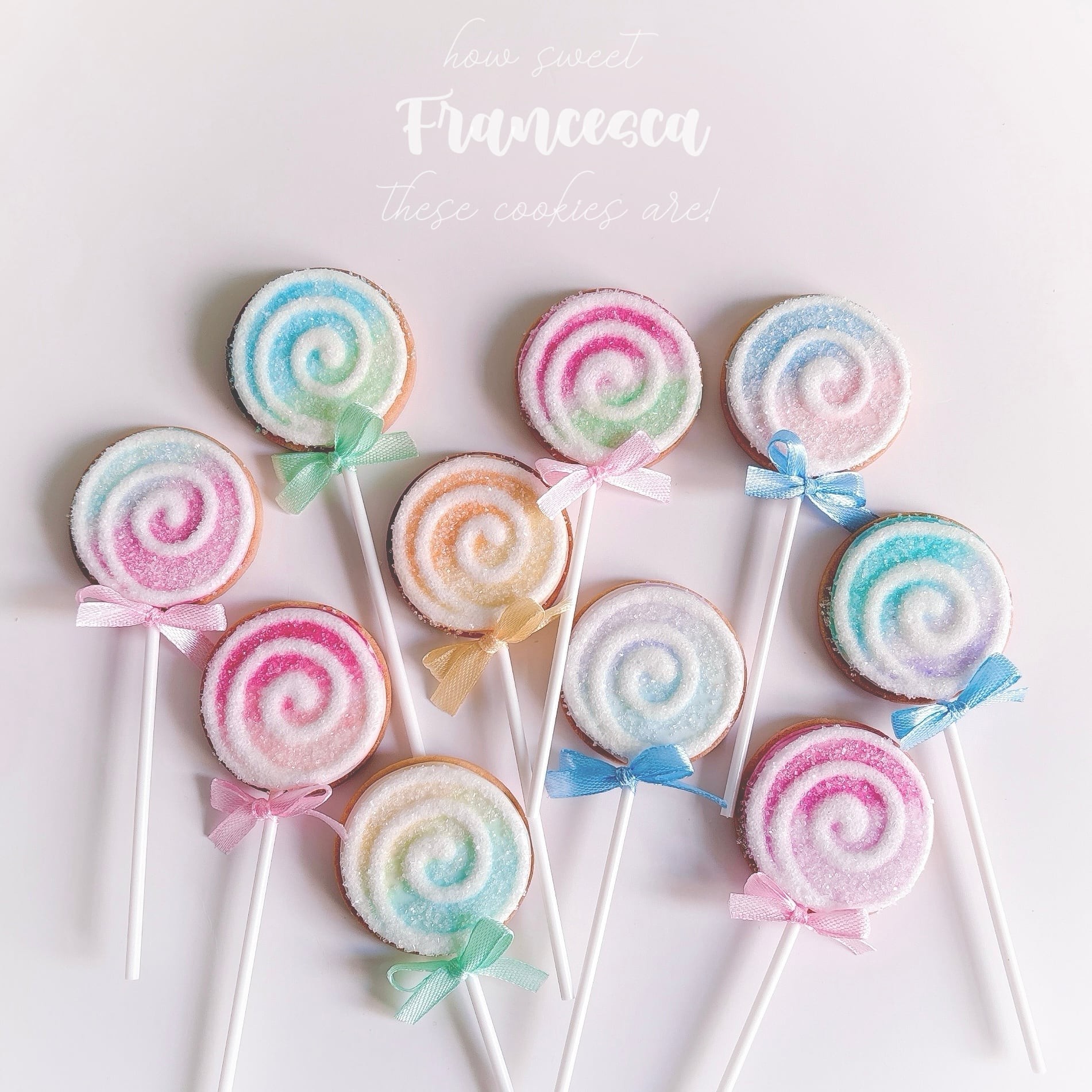 クッキーロリポップ アイシングクッキー 1本（Francesca von Sweets