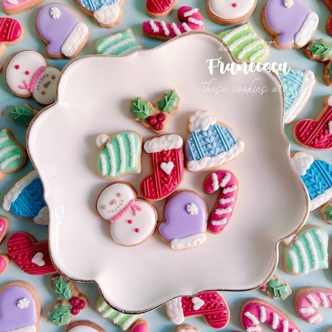 WINTER MINI COOKIES アイシングクッキー 7枚入り クリスマス2025 1