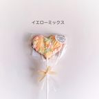 フラワーロリポップ アイシングクッキー 1本     5