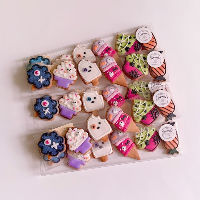 MINI HALLOWEEN SWEETS アイシングクッキー 6枚入り ハロウィン2025 4