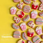 MINI AMERICAN DINER アイシングクッキー 5枚入り 1