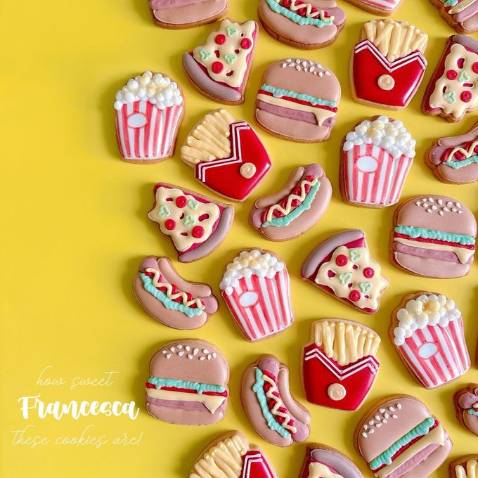 MINI AMERICAN DINER アイシングクッキー 5枚入り 1