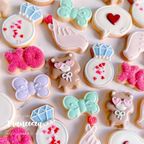 MINI LOVE COOKIES アイシングクッキー 6枚入り ホワイトデー2025 1