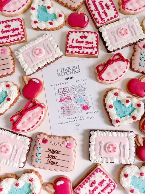 CHERISH KITCHEN バレンタインアイシングクッキー缶  ホワイトデー 2026 3