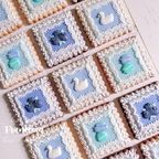 MY FAVORITE THINGS -BLUE- アイシングクッキー 3枚入り 1