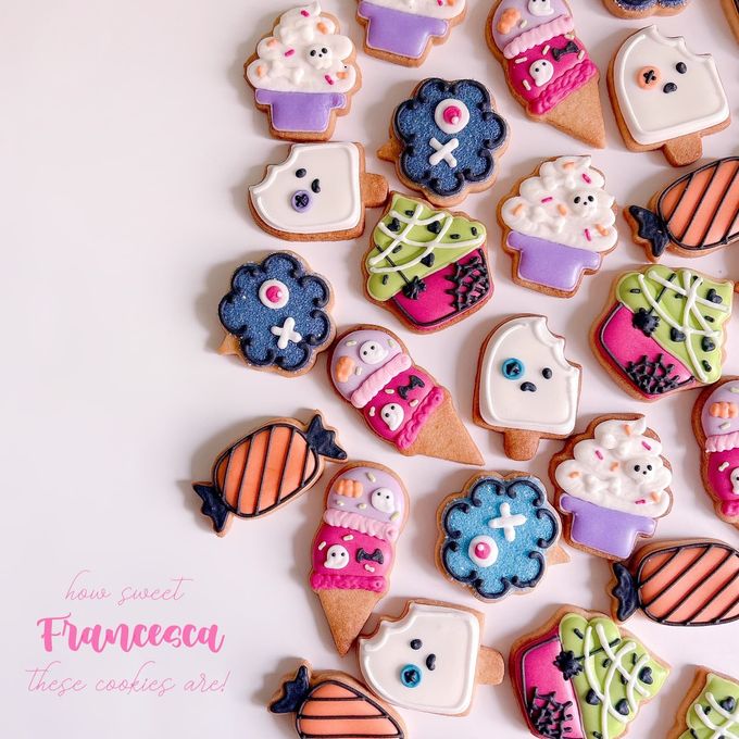 MINI HALLOWEEN SWEETS アイシングクッキー 6枚入り ハロウィン2025 1