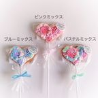 フラワーロリポップ アイシングクッキー 1本     4