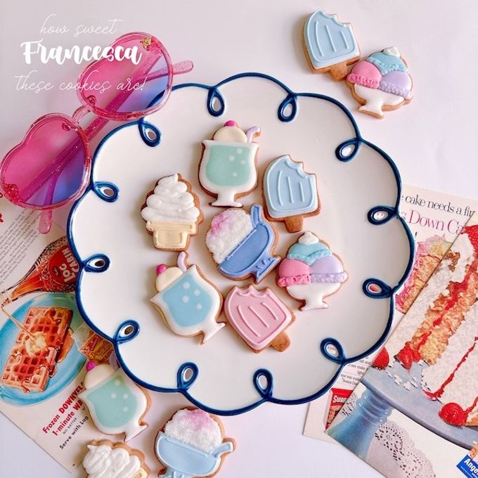 MINI SUMMER SWEETS アイシングクッキー 5枚入り 4