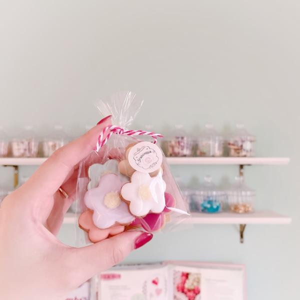 ミニデイジーのアイシングクッキー 6枚入り（Francesca von Sweets