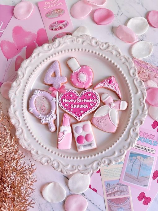 【誕生日・記念日】PRINCESS DREAM BOX セミオーダーアイシングクッキー 7～11枚入り 2