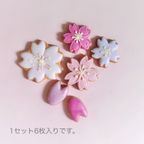 サクラのアイシングクッキー 6枚入り 3