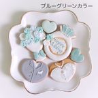 【結婚祝い】ウェディングアイシングクッキー セミオーダー 6枚セット 7