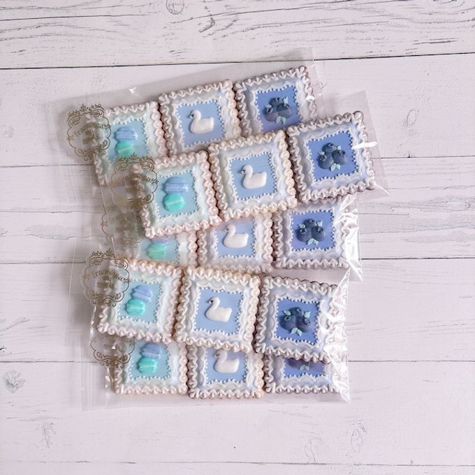 MY FAVORITE THINGS -BLUE- アイシングクッキー 3枚入り 4