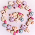 MINI FLOWER COOKIES アイシングクッキー 7枚入り 5