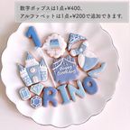 【誕生日・記念日】PRINCESS JEWEL BOX セミオーダーアイシングクッキー 9枚入り～ 3